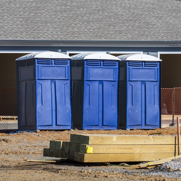 how do you dispose of waste after the porta potties have been emptied in East Nottingham